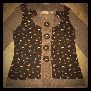 Anthropologie Sleeping On snow Animal Wool Sweater